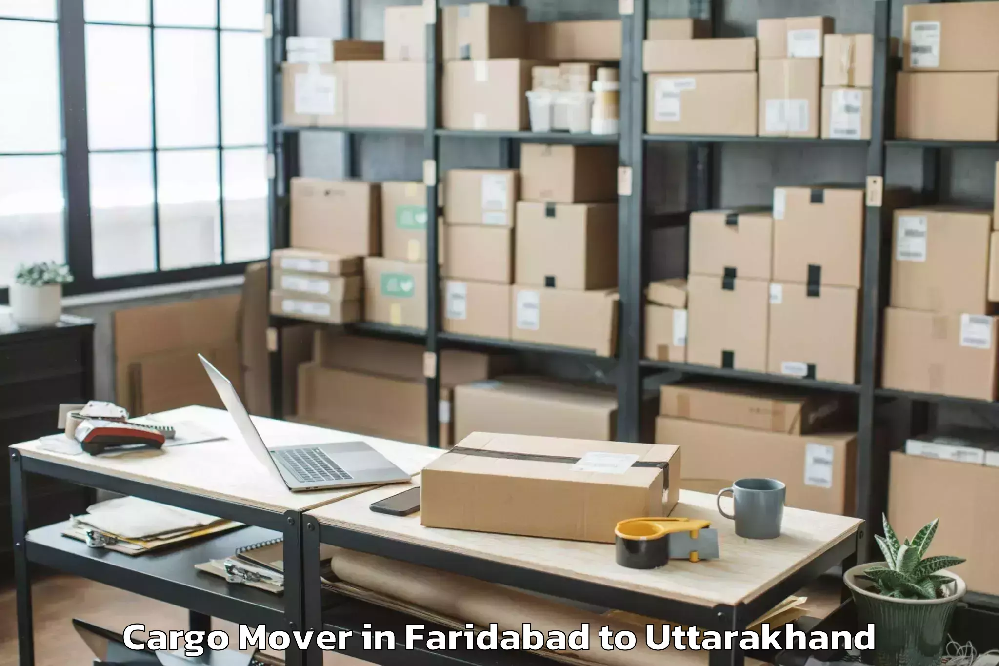 Book Faridabad to Chaubattakhal Cargo Mover Online